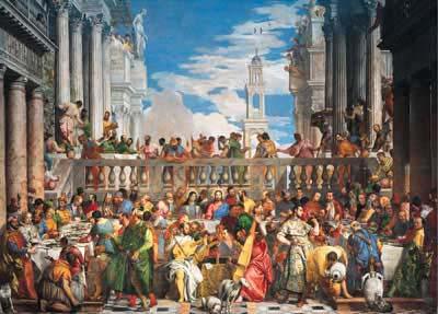 Paolo Veronese The Wedding at Cana, Norge oil painting art
